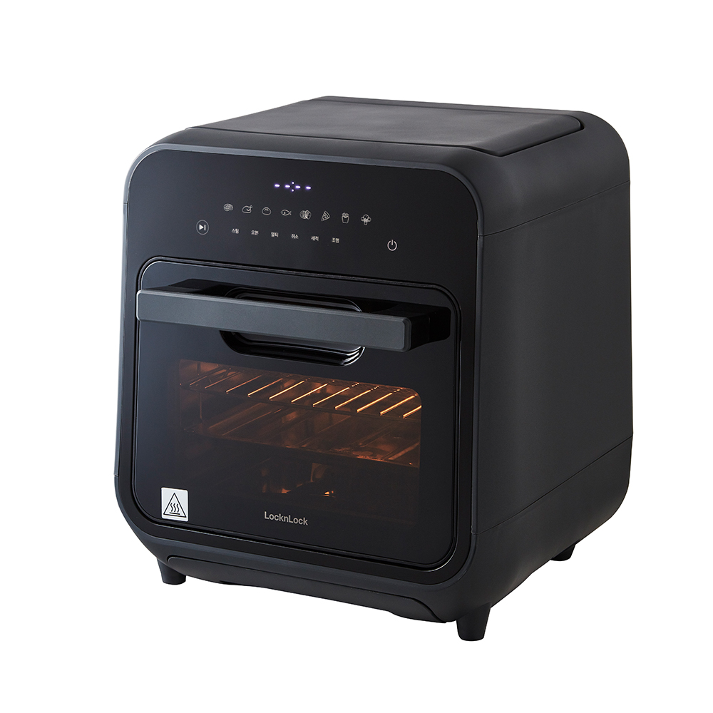 Lò Nướng Chân Không Kết Hợp Chức Năng Hấp Locknlock Steam Air Fryer Oven 12.5L, 220 - 240V, 50/60Hz, 985 - 1635W - Màu Xám -  EJF693GRY, , large image number 3